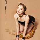 Ошейник-чокер с кольцом, итальянская кожа Leather Cosplay Choker UPKO, размер L вид 8