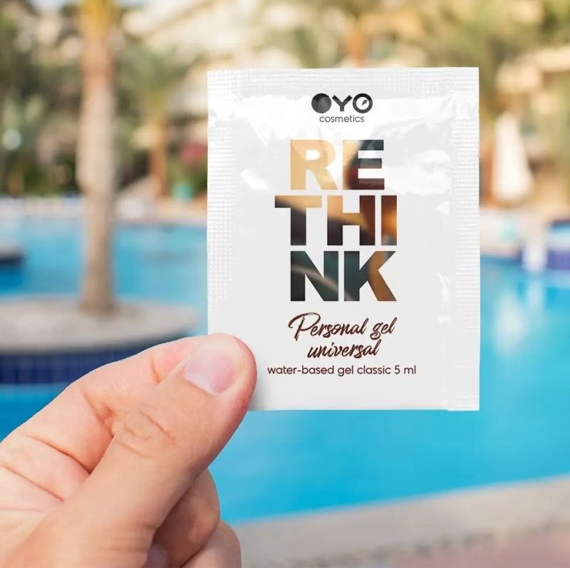 ПРОБНИК/Зволожуючий гель на водній основі OYO RETHINK Personal Gel Universal, 5 мл вид 4