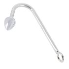 Крюк анальный металлический You2Toys Bondage Hook с кольцом для бондажа, серебристый вид 2