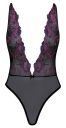 Боди с вырезом Body Embroidery S/M