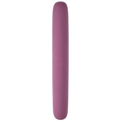 Вібратор двосторонній Sweet Em Velvet Lure, 10 режимів вібрації, фіолетовий