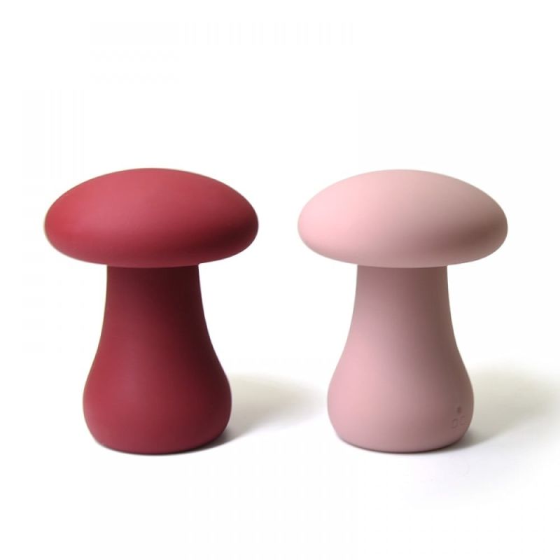 Вібратор для клітора у формі грибочка Sweet Em Velvet Lure Рожевий вид 5