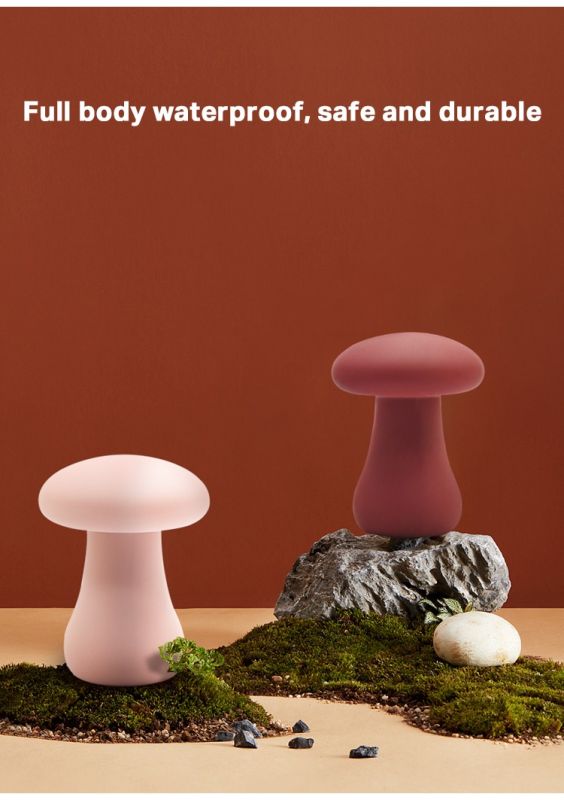 Вібратор для клітора у формі грибочка Sweet Em Velvet Lure Рожевий вид 11