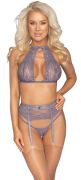 Комплект сексуальний Kissable Suspender Set S/M
