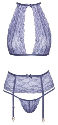 Комплект сексуальний Kissable Suspender Set S/M