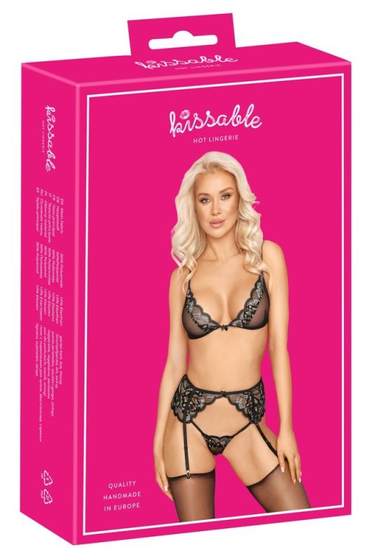 Кружевной комплект Kissable Suspender L/XL вид 6