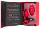 Анальна пробка з вібрацією та пультом керування B-Vibe Vibrating Heart Plug червона, M/L вид 8