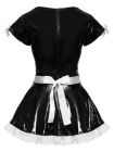 Костюм сексі покоївки Black Level Vinyl Maid's Dress, S, чорне вид 6