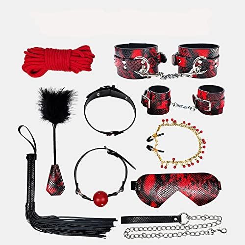 Набір бдсм DS Fetish Lanwan Restraints Kit у валізі 10 предметів вид 2