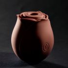 Вакуумный стимулятор клитора в виде розы Sweet Em Velvet Lure, бежевый вид 5