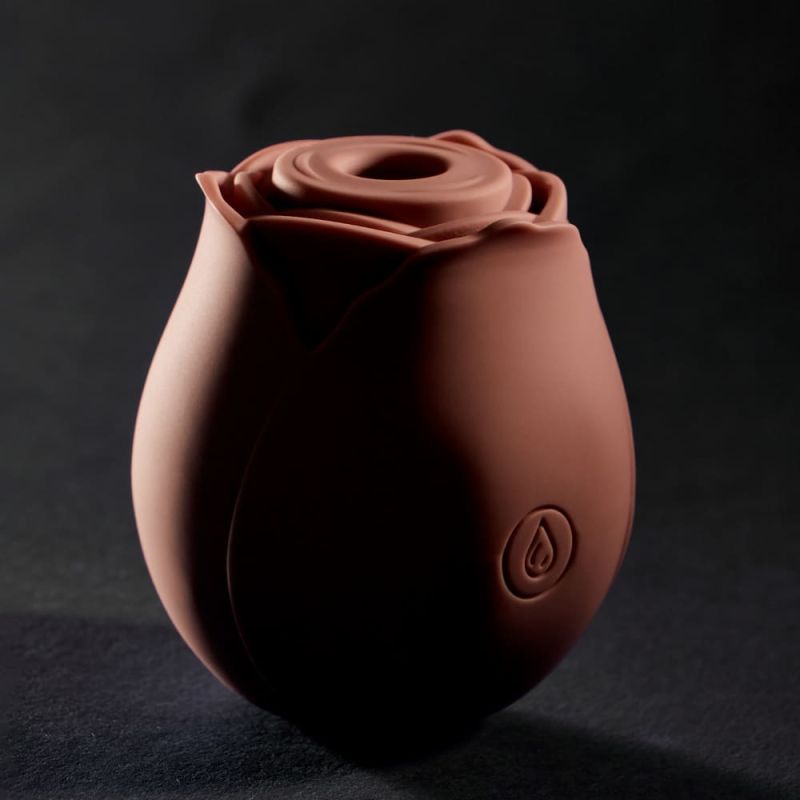 Вакуумний стимулятор клітора у вигляді троянди Sweet Em Velvet Lure, бежевий вид 5