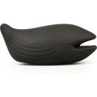 Вибратор для клитора в форме кита Iroha+ Yoru Tenga, медицинский силикон, черный вид 2