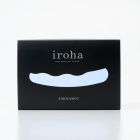 Вибратор рельефный Iroha Minamo Tenga, медицинский силикон, голубой вид 8