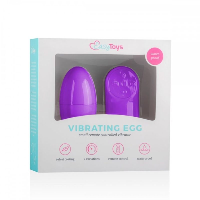 Віброяйце з пультом Easytoys Remote Control Vibrating Egg, фіолетове вид 6