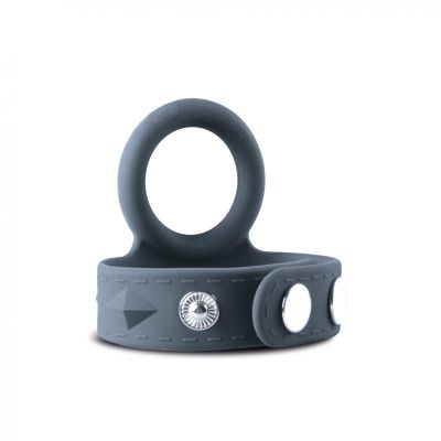 Эрекционное кольцо Boners Cock & Ball Strap с ремешком для мошонки, S/M