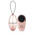 Віброяйце з пультом керування на батарейках Rosy Gold-New Vibrating Egg вид 2