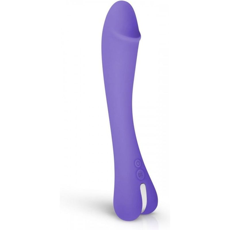 Вибратор для точки G Gili Good Vibes Only, силиконовый, фиолетовый, 22 см х 3.8 см вид 3