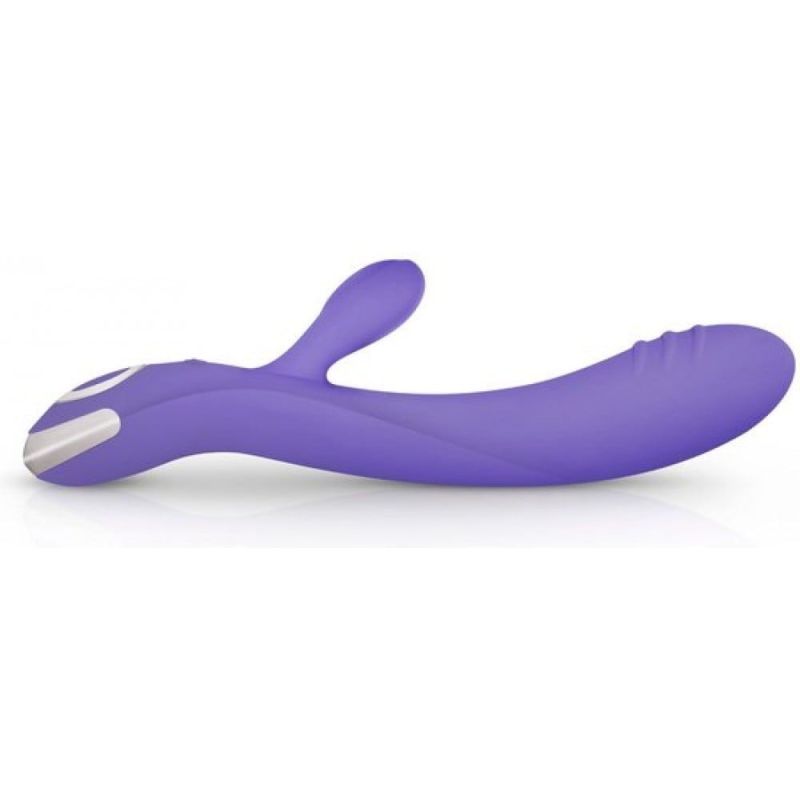 Вибратор-кролик Fane Good Vibes Only, силиконовый, фиолетовый, 22 см х 3.7 см вид 5