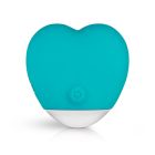 Вібратор для клітора у формі серця Oron Good Vibes Only, силіконовий, блакитний, 6 см вид 3