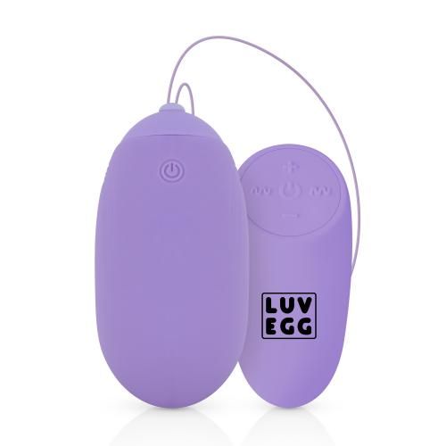Вагинальное яйцо с вибрацией и дистанционным пультом Luv Egg XL лиловое вид 2