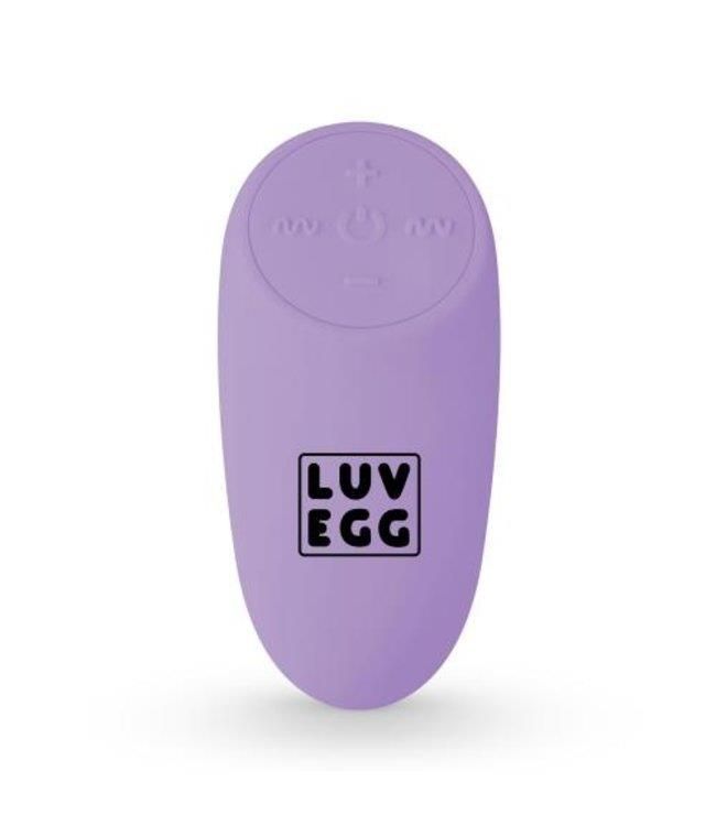 Вагинальное яйцо с вибрацией и дистанционным пультом Luv Egg XL лиловое вид 5