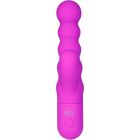 Вибратор-кролик рельефный Double Up Miss V, фиолетовый вид 3