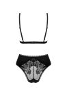 Кружевное боди Obsessive Maderris M/L Черное вид 5
