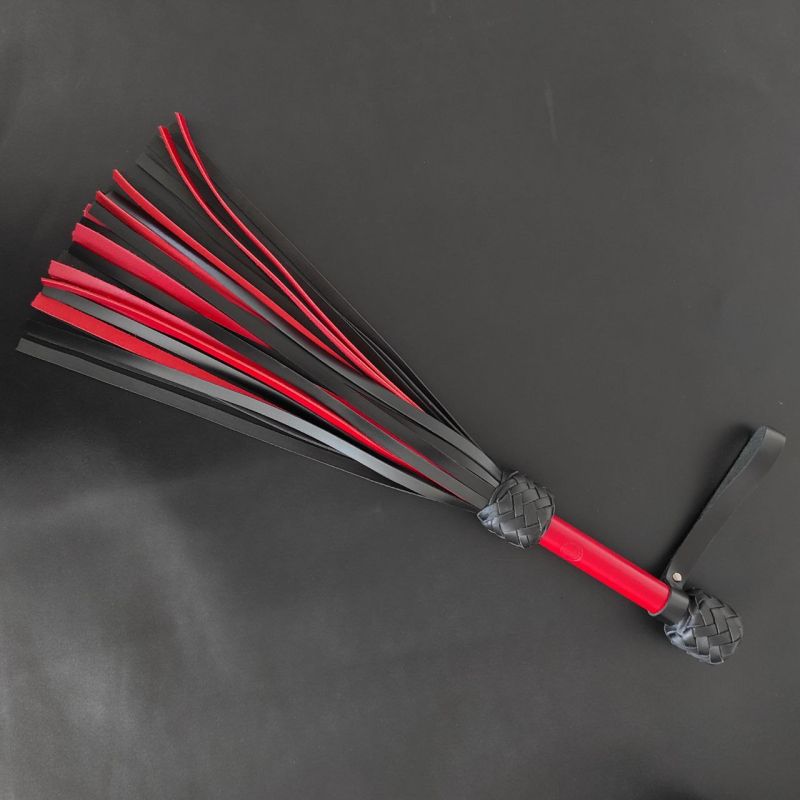 Флогер модель Flog3-35хвостів RED/Black (Шкіра) N вид 2