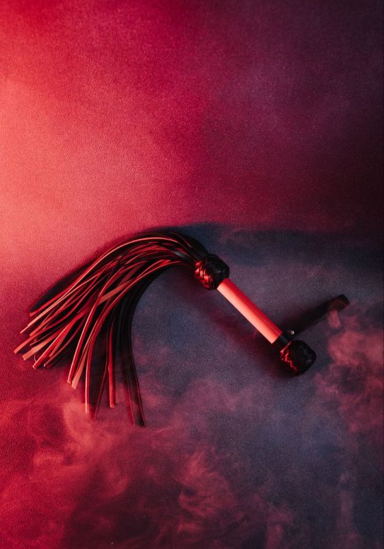 Флоггер модель Flog3-35хвостов RED/Black (Кожа) N вид 3