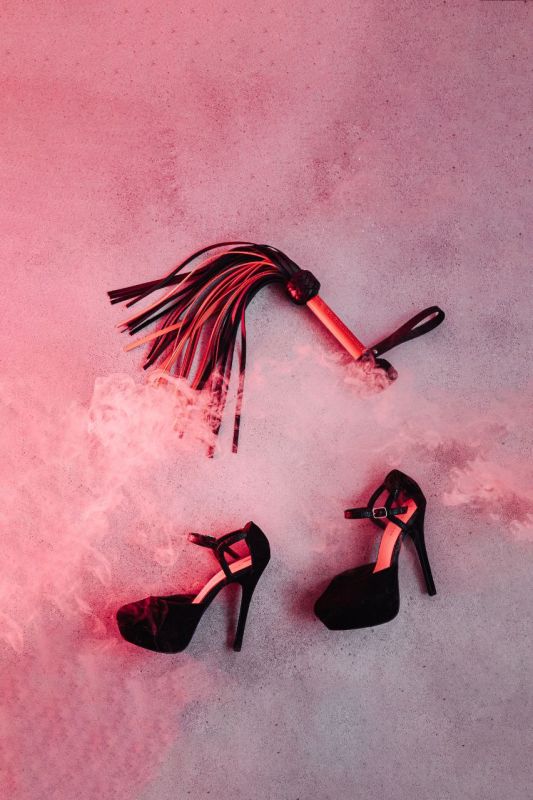 Флоггер модель Flog3-35хвостов RED/Black (Кожа) N вид 5