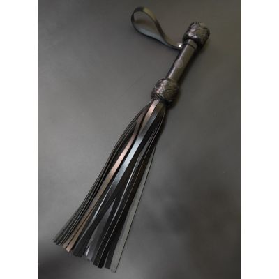 Флогер модель Flog3-35 хвостів Black (Шкіра) N