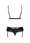 Мереживний комплект Obsessive Maderris 3-pcs set M/L