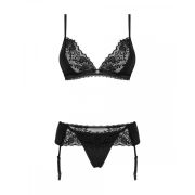 Мереживний комплект Obsessive Maderris 3-pcs set XS/S
