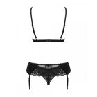 Кружевной комплект Obsessive Maderris 3-pcs set XS/S вид 6