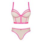 Комплект Obsessive Nudelia top & panties pink S/M вид 6
