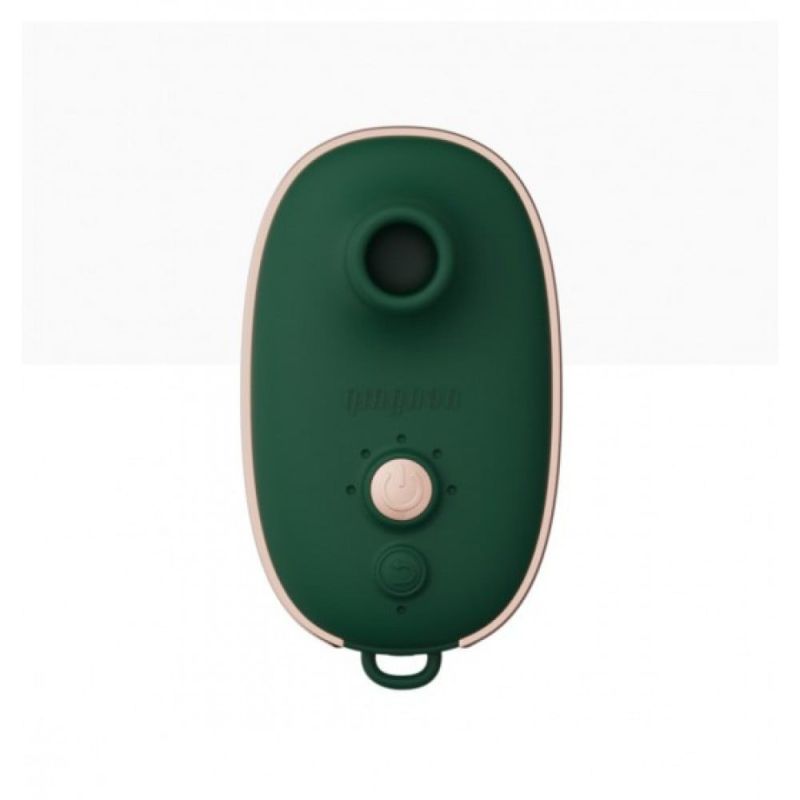 Вакуумный стимулятор клитора Qingnan No.0, силиконовый, зеленый вид 3