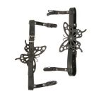 Подвязка для чулок с бабочкой Candy Hero "модель S10B" черная, экокожа, ручная работа вид 4