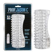 Мастурбатор нереалистичный с вибрацией Chisa Prof.Jason C, прозрачный