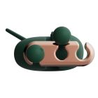 Набір затискачі для сосків з вібрацією та нашийник Qingnan No.2, зелений вид 4