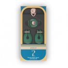 Набор зажимы для сосков с вибрацией и ошейник Qingnan No.2, зеленый вид 11