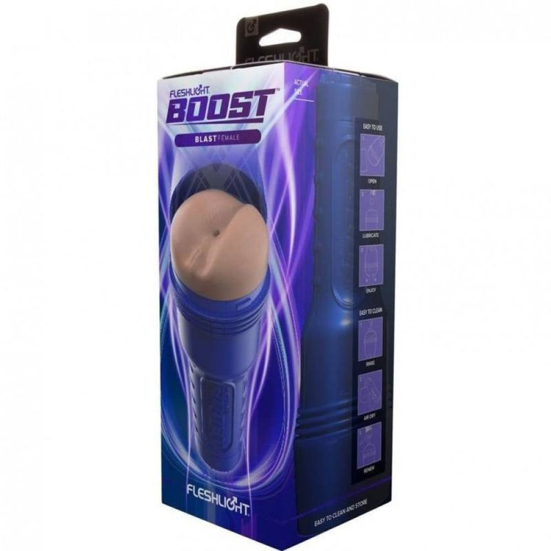 Мастурбатор у колбі Fleshlight Boost Blast Light Medium вид 9
