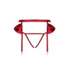 Сексуальный пояс для чулок + стринги S/M Rubines Obsessive красный вид 9