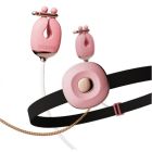 Набір затискачі для сосків з вібрацією та нашийник з повідцем Qingnan No.2, рожевий вид 4