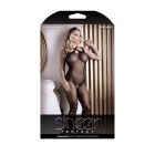 Бодістокінг з інтимним доступом Sheer Fantasy Geometric Knit Bodystocking One Size вид 4