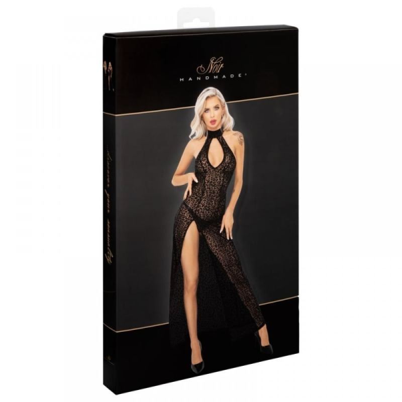 Довга леопардова сукня Noir Handmade F288 Noir Dress long - black - M вид 6