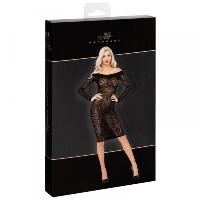 Сексуальное платье с леопардовым принтом S F284 Noir Handmade вид 7