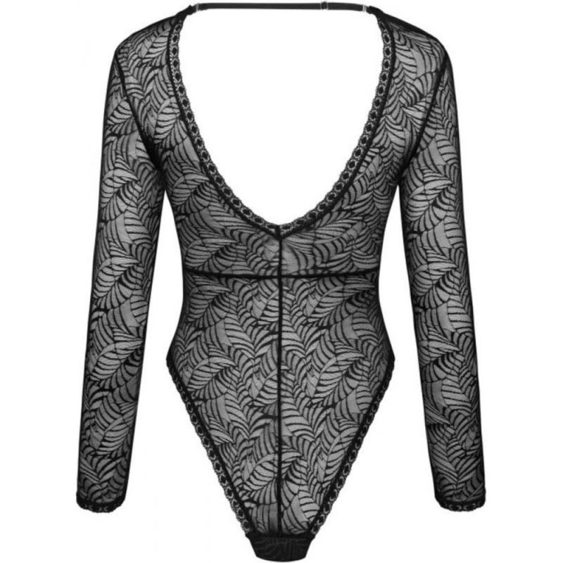 Сексуальне ажурне боді з рукавами Obsessive Merlys XS/S вид 5