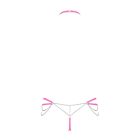 Комплект Obsessive Chainty set Малиновий L/XL вид 5