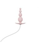 Анальный плаг с вибрацией Qingnan No.8 Mini Vibrating Anal Beads PINK вид 3
