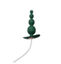 Анальный плаг с вибрацией Qingnan No.8 Mini Vibrating Anal Beads Green